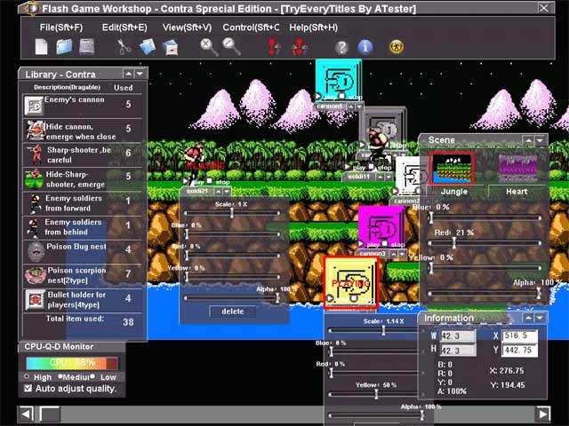 Contra Game Workshop Screenshot